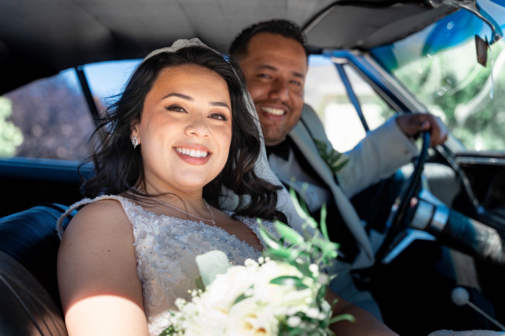 St. Vincent de Paul Church & Robledo Barn wedding photo